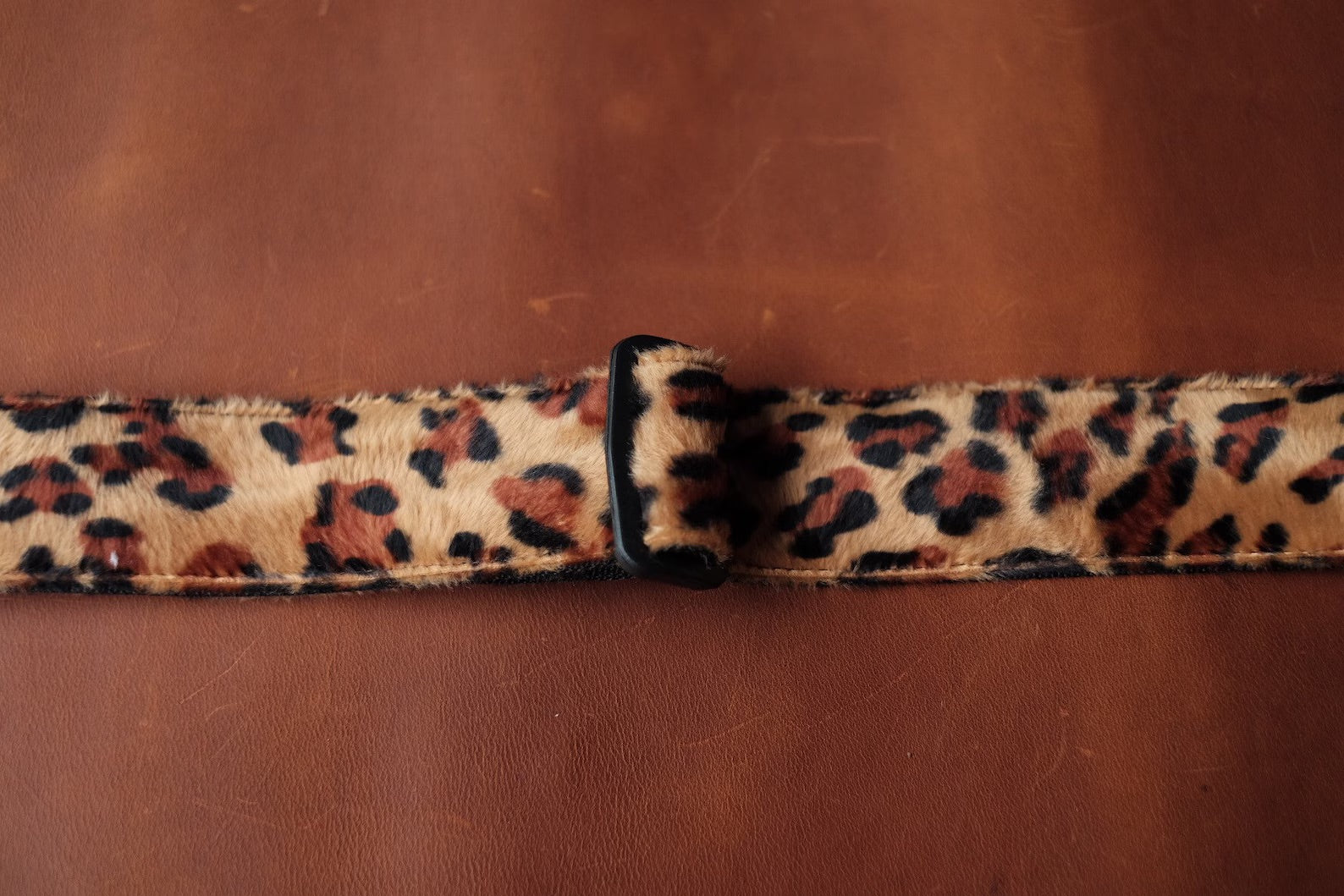 Leopard Guitar Strap