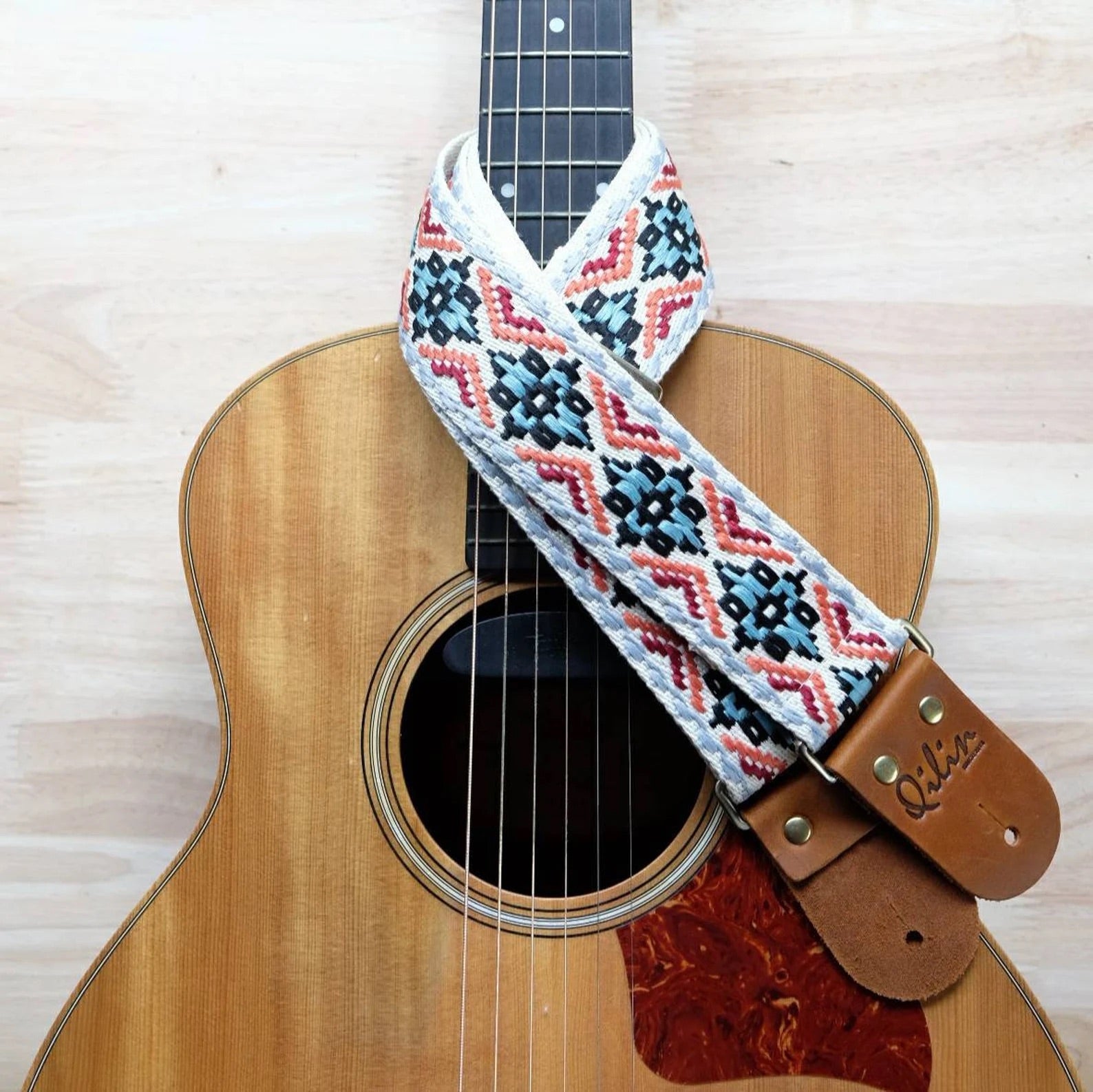 Boho vintage Guitar Strap