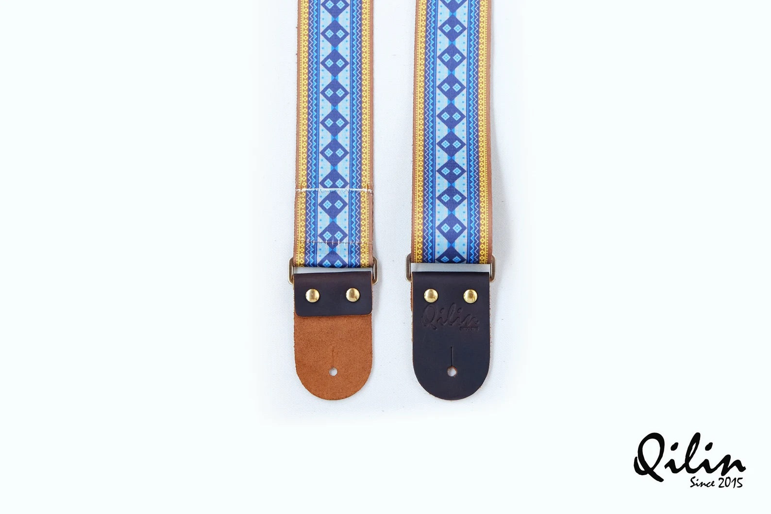 Yellow vintage Guitar Strap