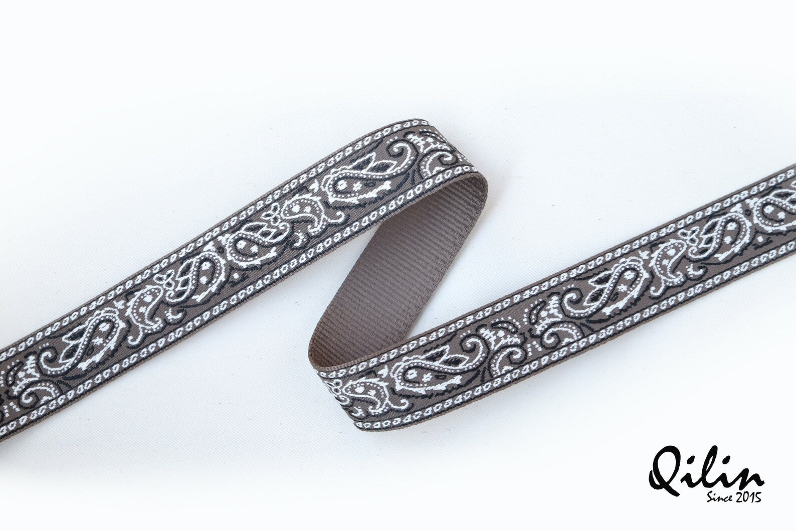 Indigo Gray retro Guitar Strap