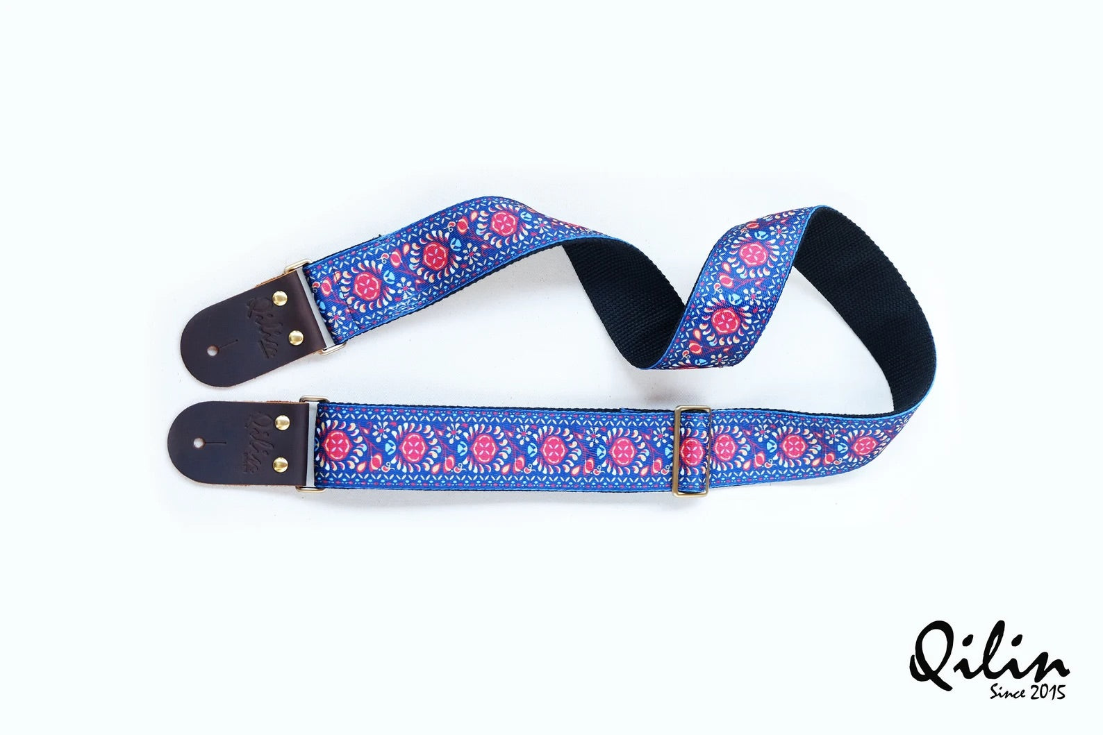 Navy vintage Guitar Strap